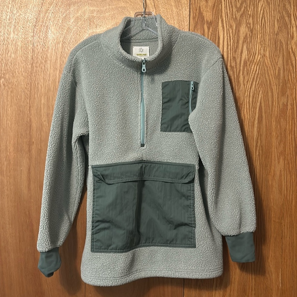 Aerie Offline Sherpa Pullover